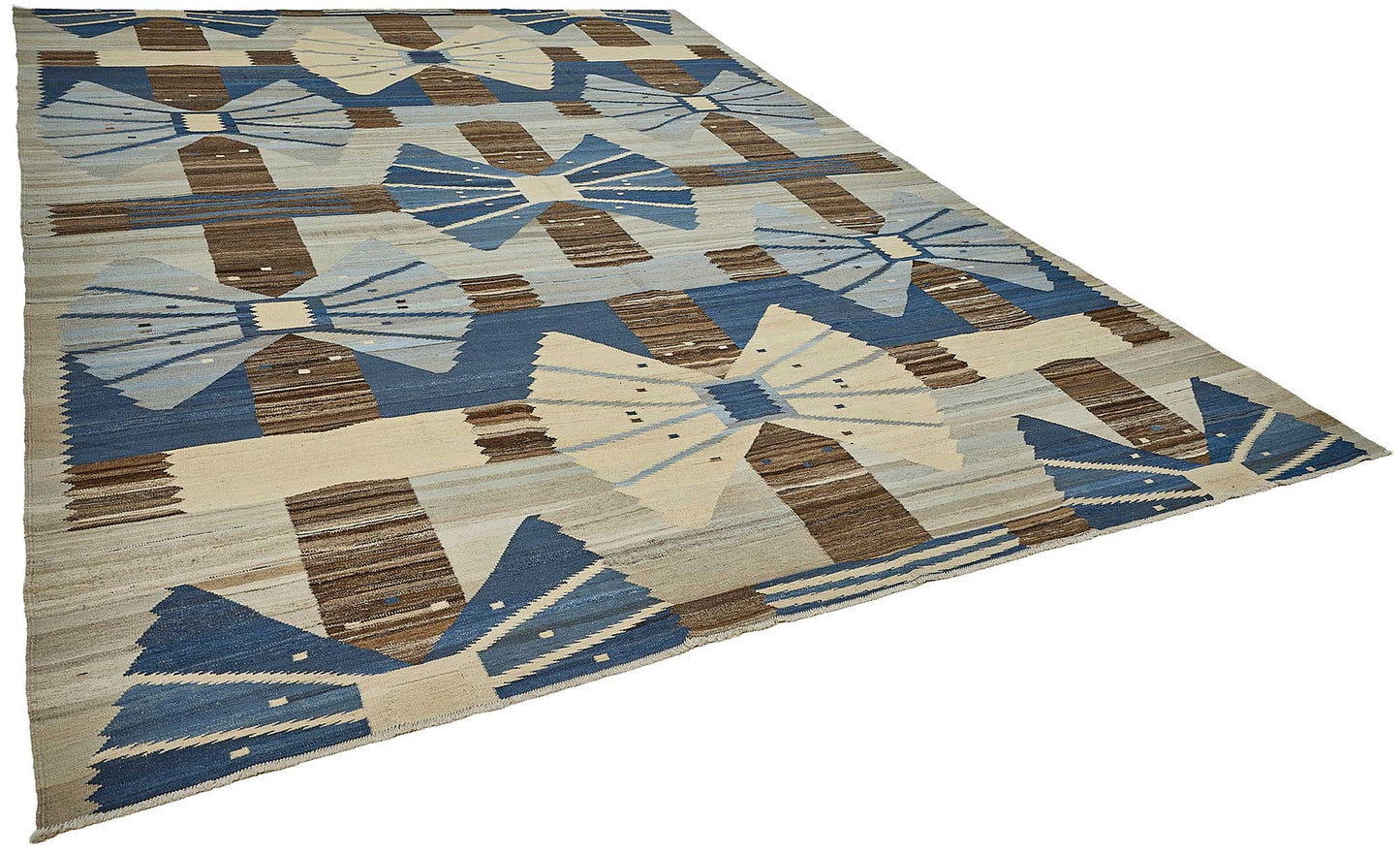10x14 Contemporary Wool Kilim Rug - 51695