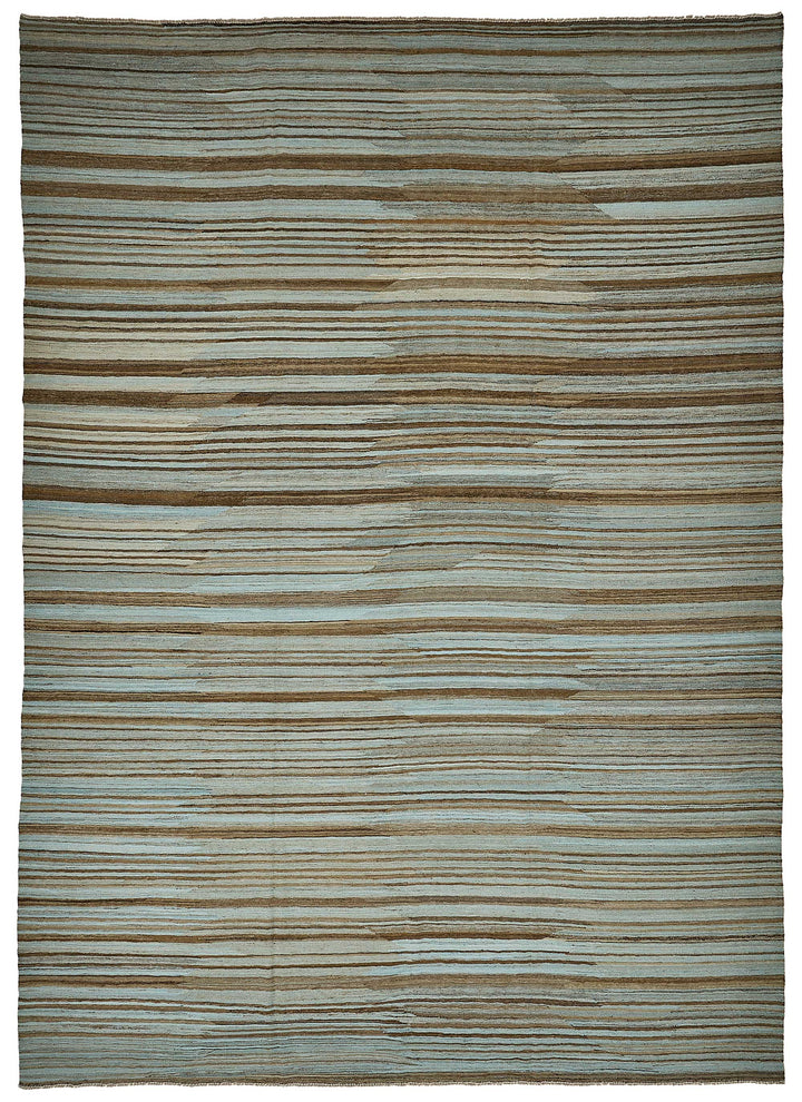 10x14 Contemporary Wool Kilim Rug - 51696