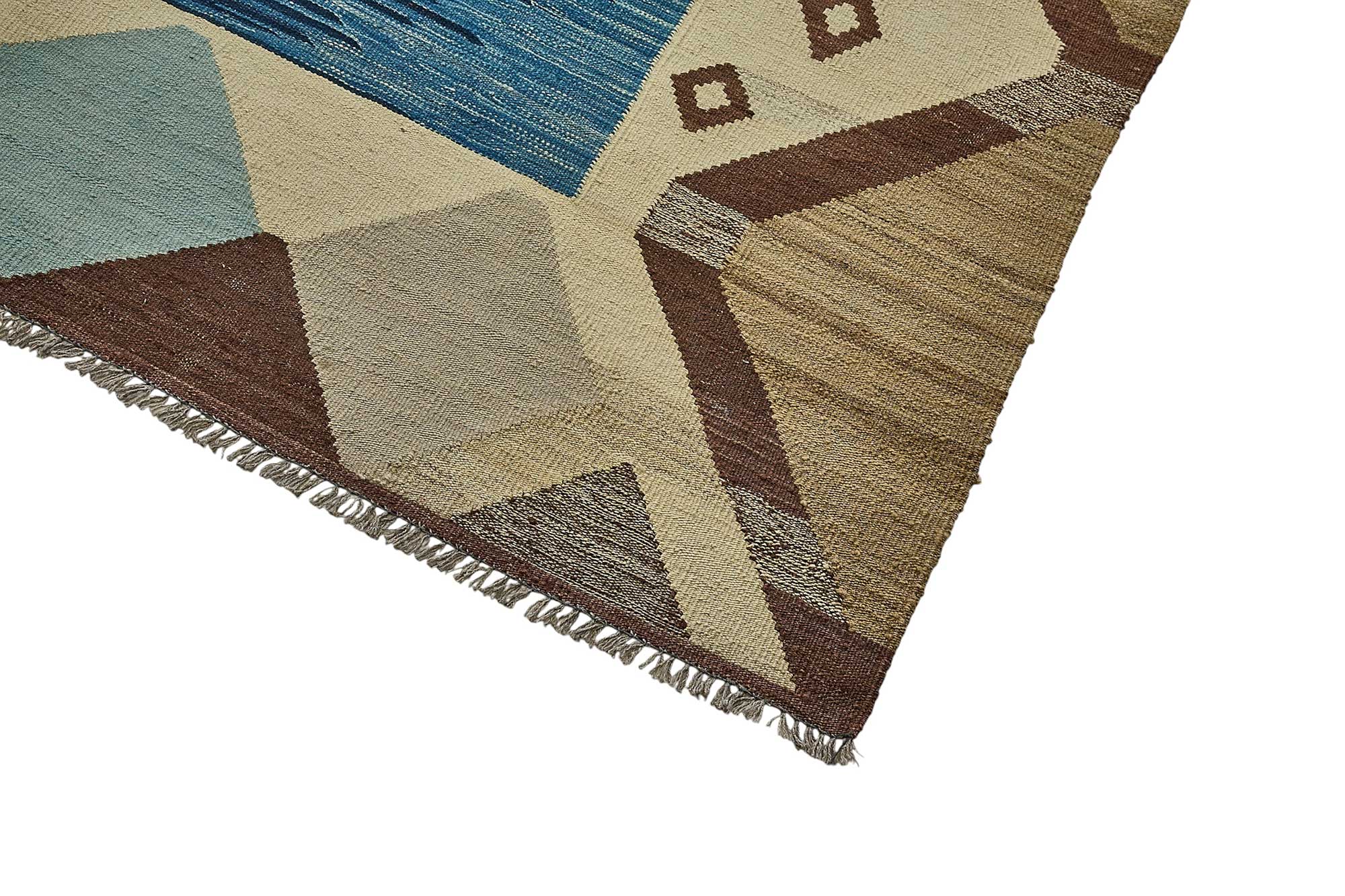 10x14 Contemporary Wool Kilim Rug - 51697