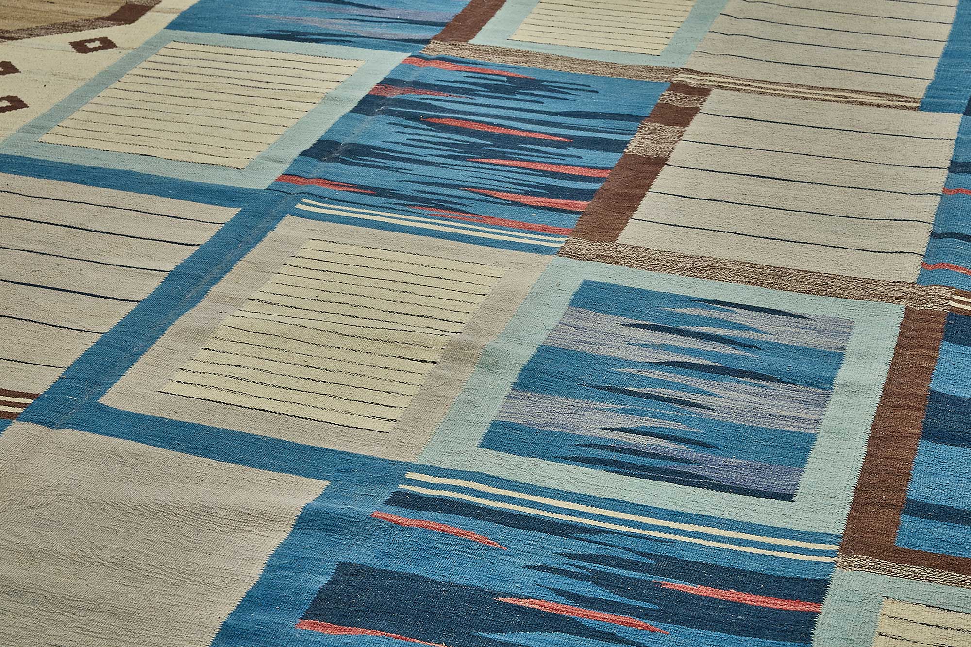 10x14 Contemporary Wool Kilim Rug - 51697