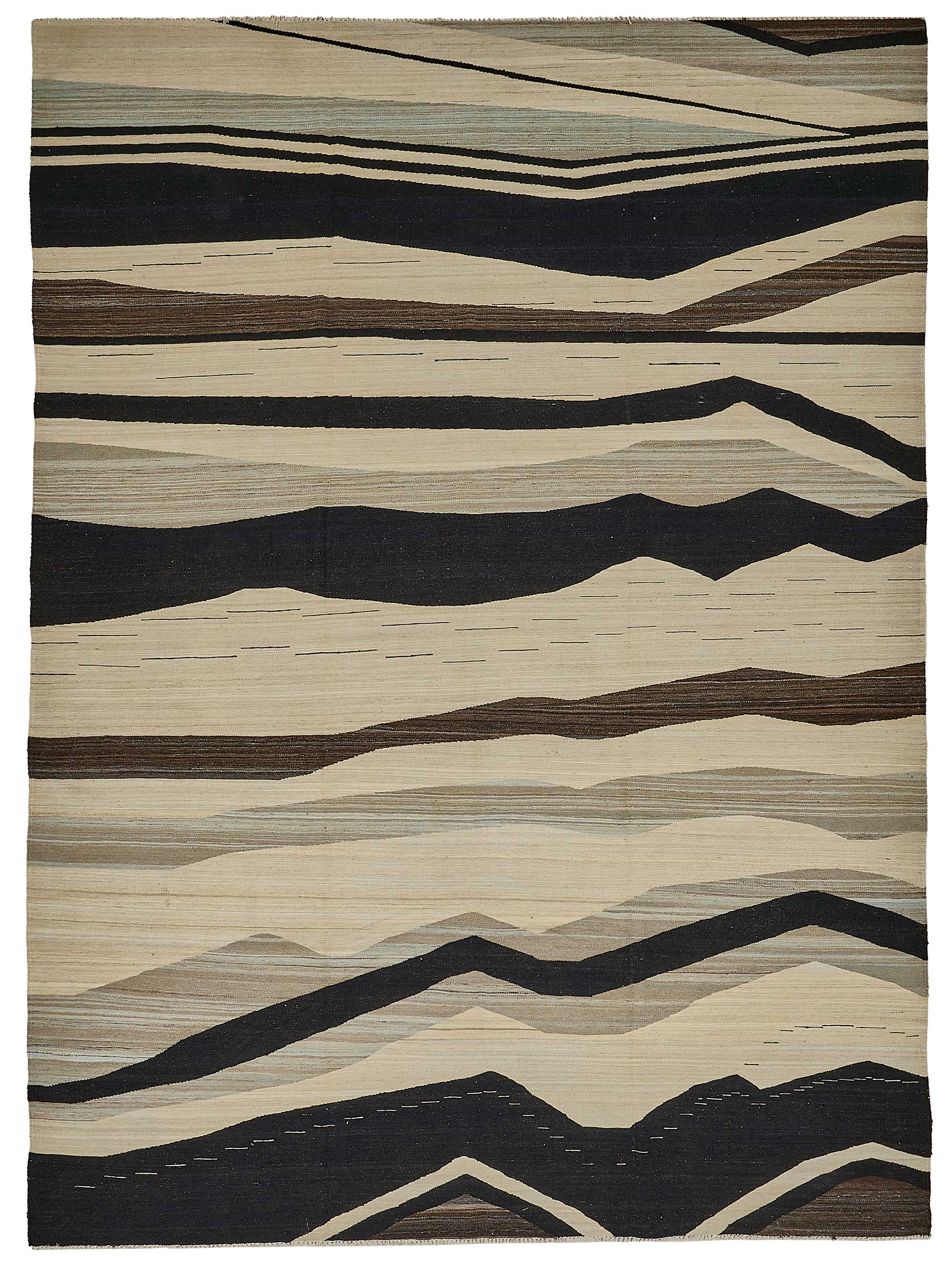 10x14 Contemporary Wool Kilim Rug - 51698