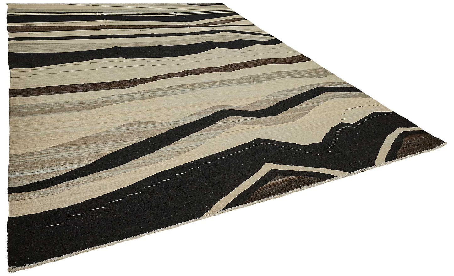 10x14 Contemporary Wool Kilim Rug - 51698