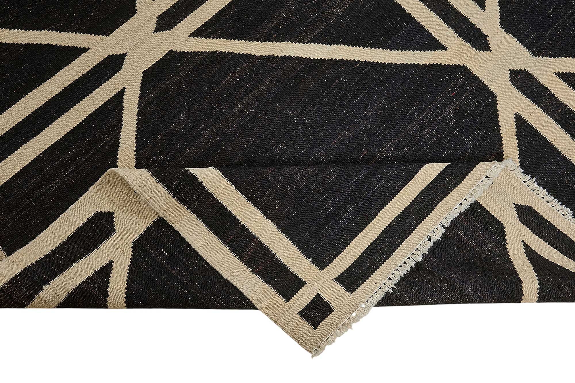 10x14 Contemporary Wool Kilim Rug - 51699