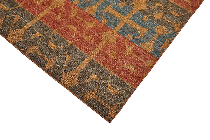 10x14 Contemporary Wool Kilim Rug - 51700