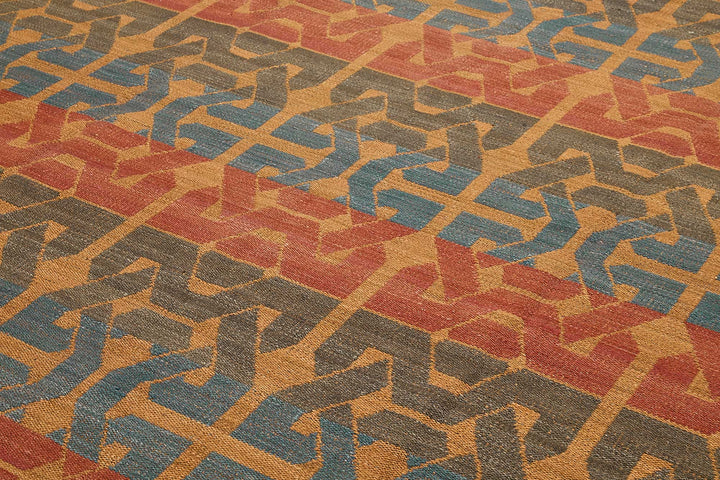 10x14 Contemporary Wool Kilim Rug - 51700