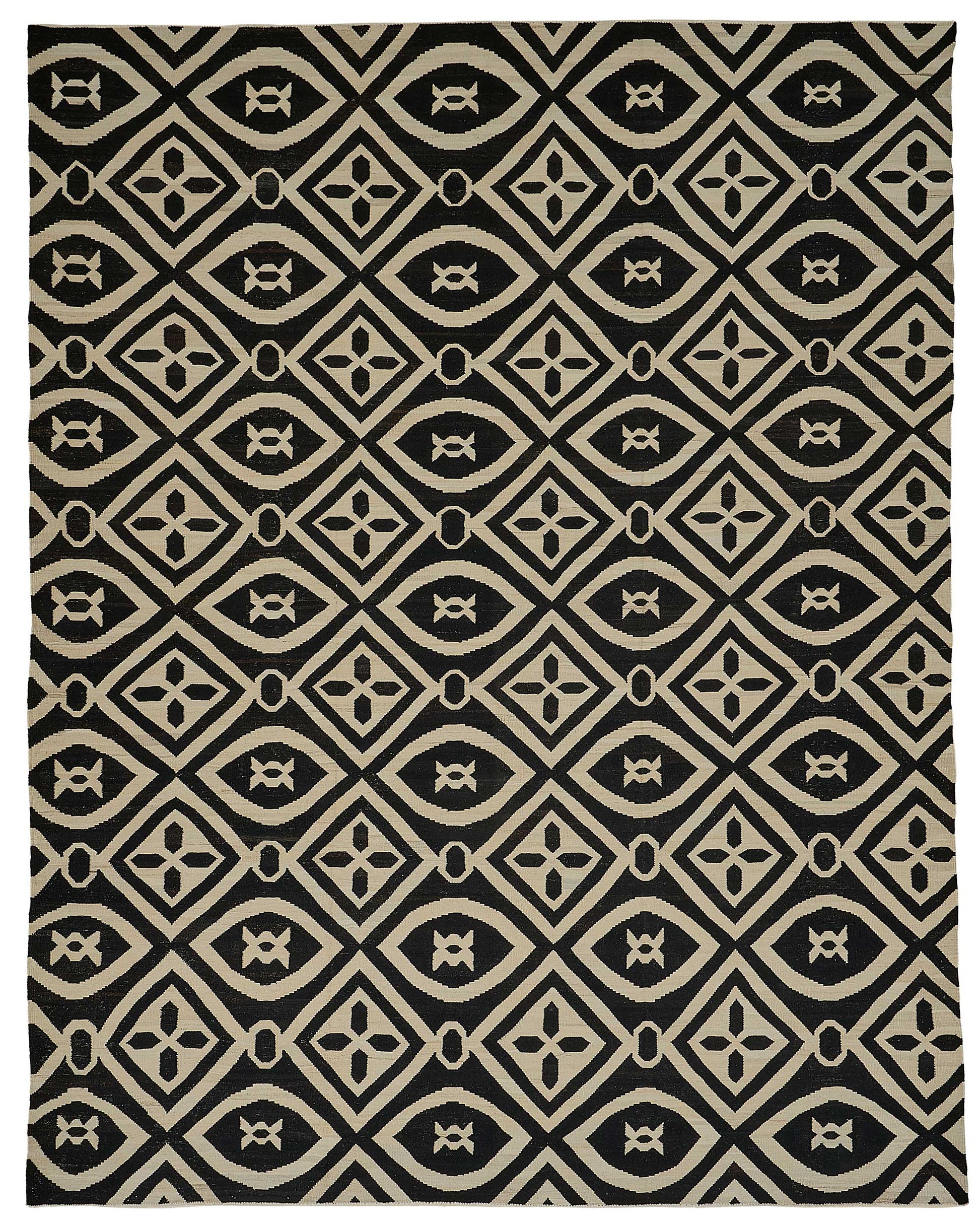 10x13 Contemporary Wool Kilim Rug - 51701