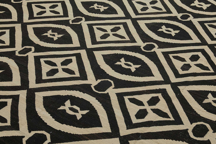 10x13 Contemporary Wool Kilim Rug - 51701