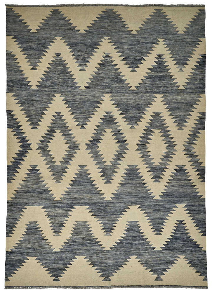 10x14 Contemporary Wool Kilim Rug - 51702