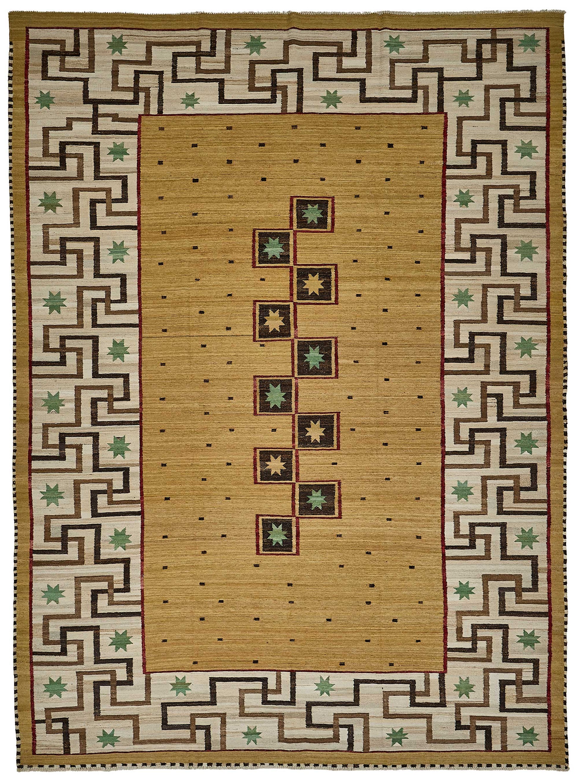 10x14 Contemporary Wool Kilim Rug - 51703