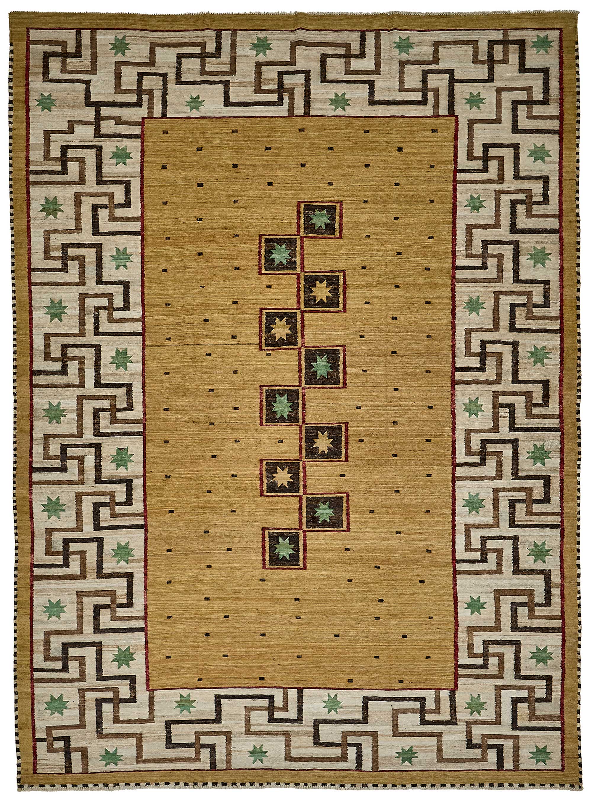 10x14 Contemporary Wool Kilim Rug - 51703