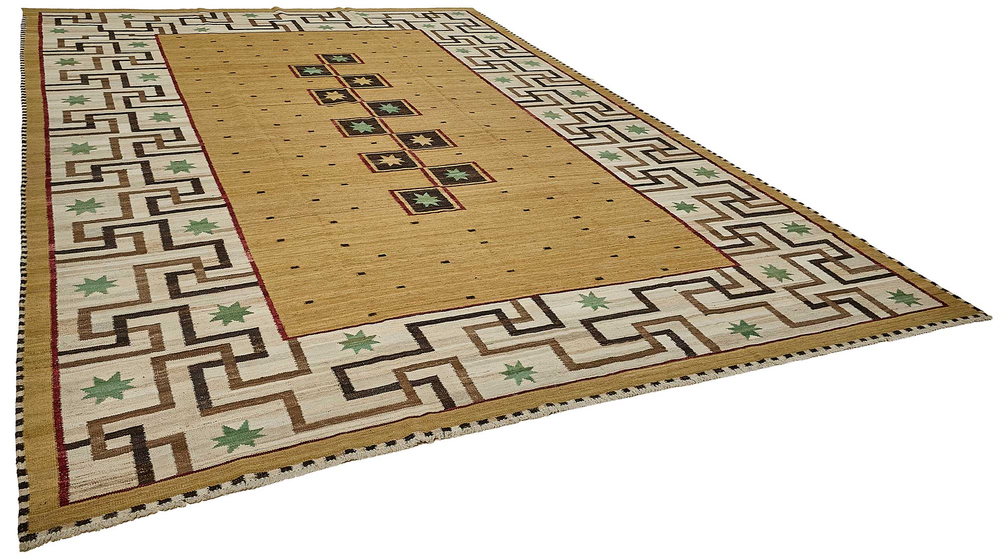 10x14 Contemporary Wool Kilim Rug - 51703