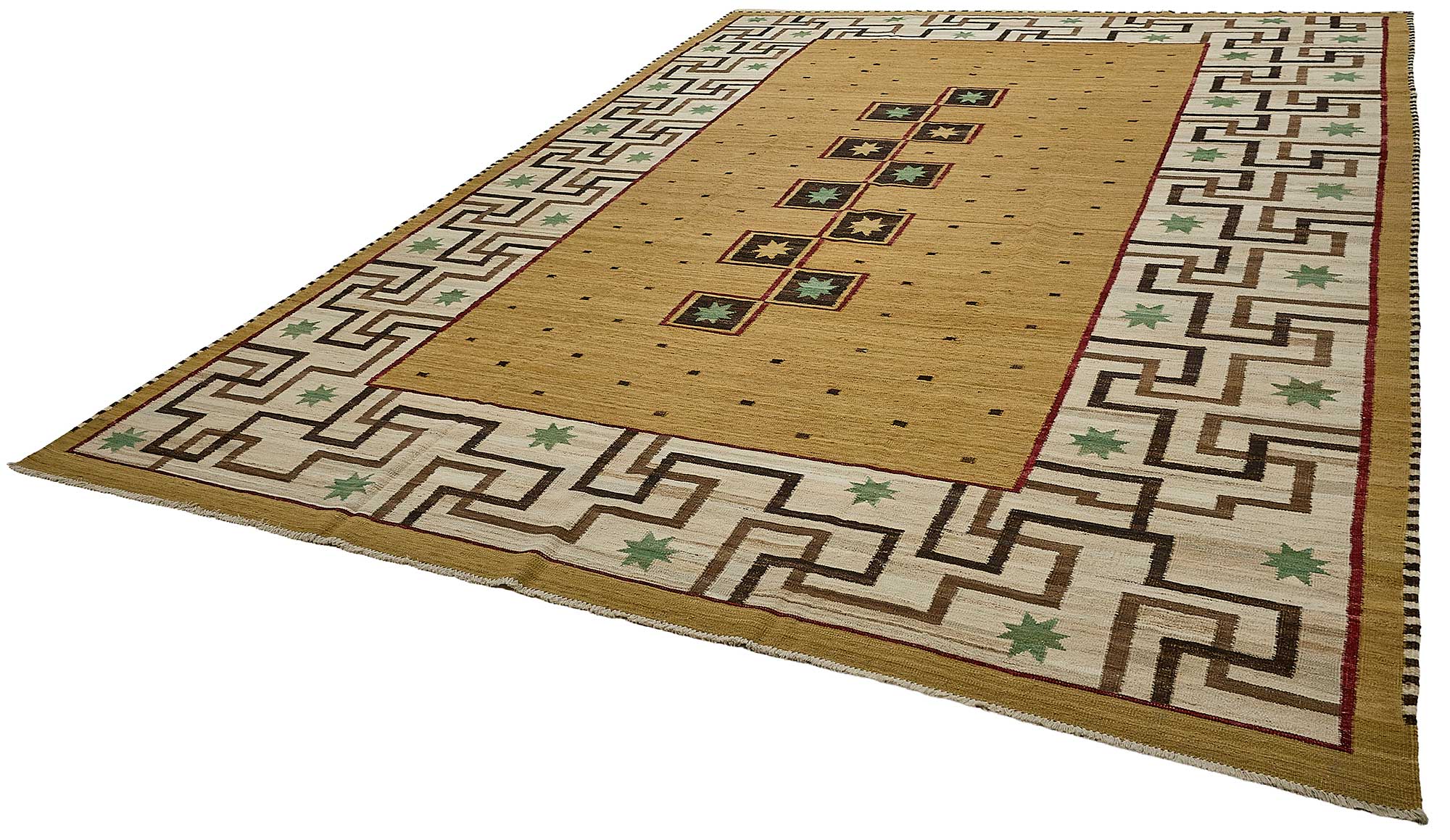 10x14 Contemporary Wool Kilim Rug - 51703