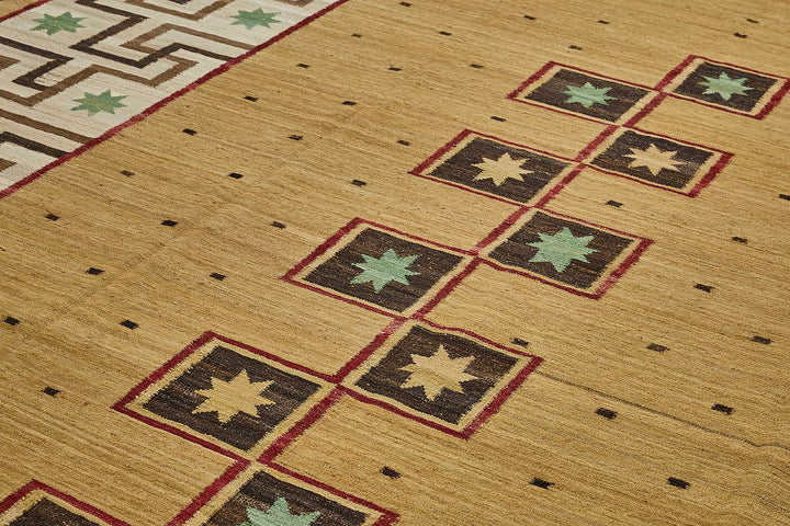 10x14 Contemporary Wool Kilim Rug - 51703
