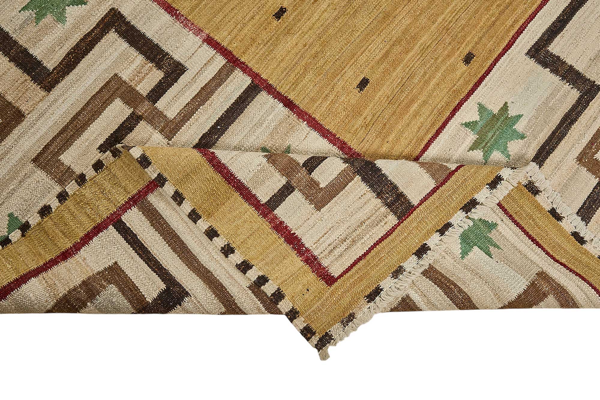 10x14 Contemporary Wool Kilim Rug - 51703