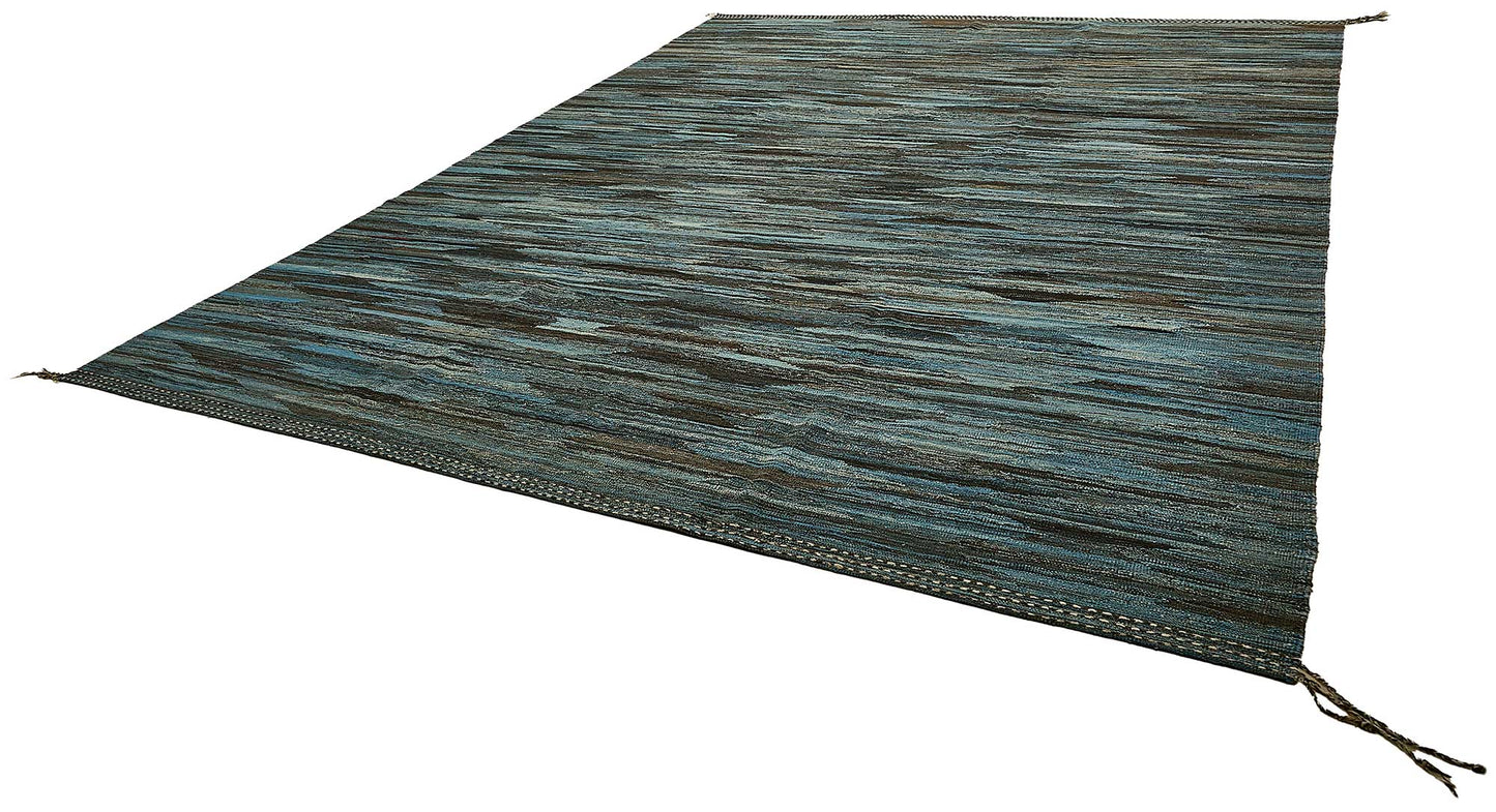 11x14 Contemporary Wool Kilim Rug - 51704