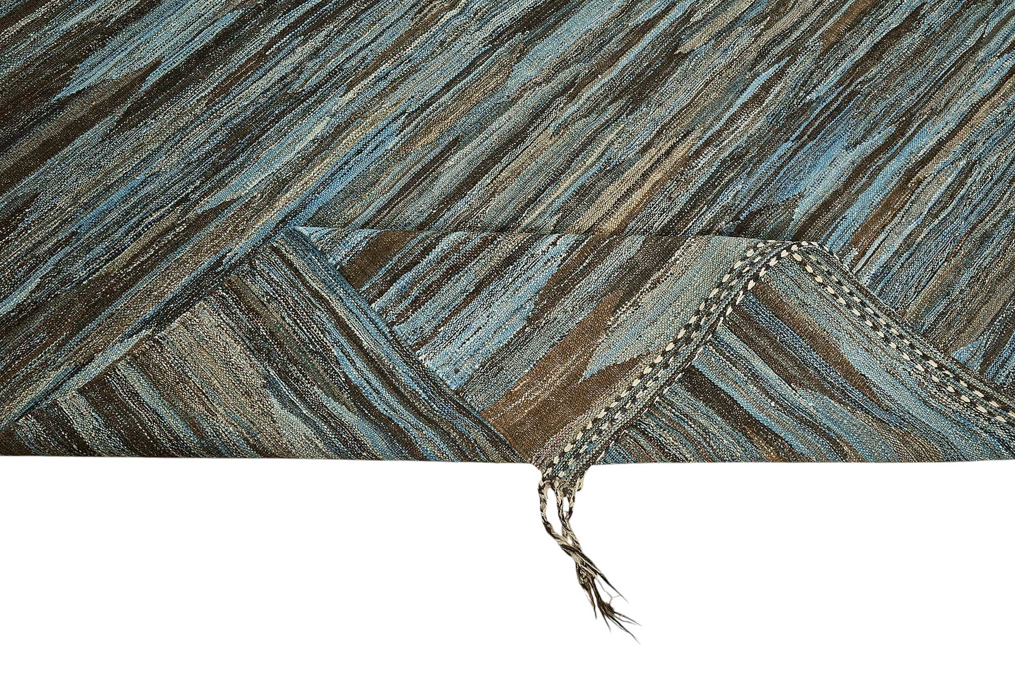 11x14 Contemporary Wool Kilim Rug - 51704