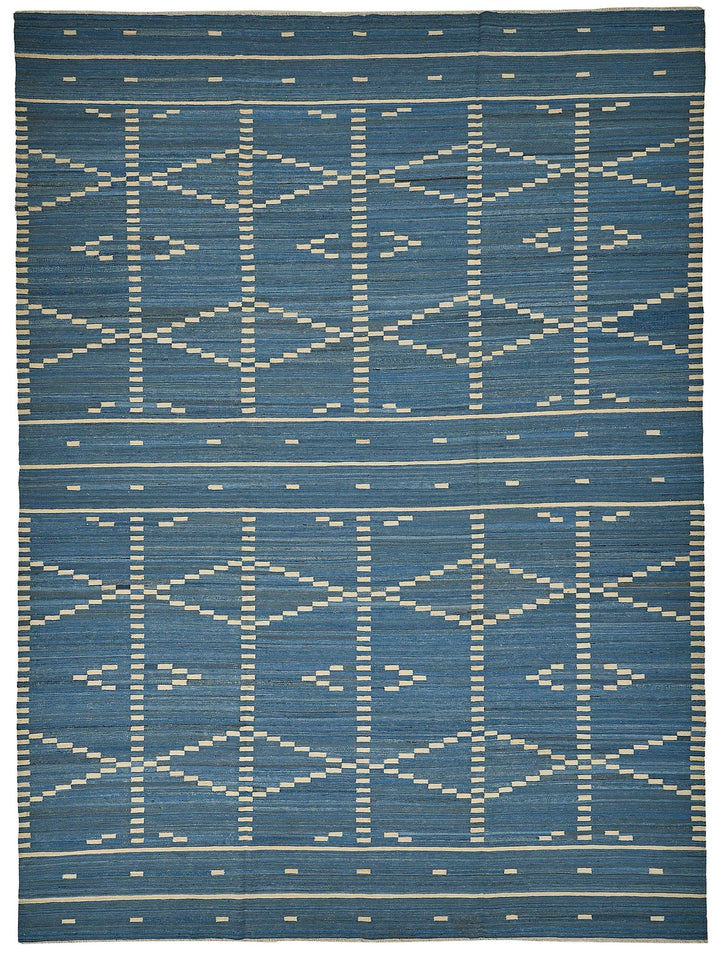 10x14 Contemporary Wool Kilim Rug - 51705