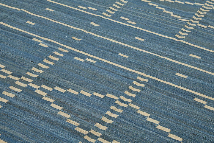 10x14 Contemporary Wool Kilim Rug - 51705