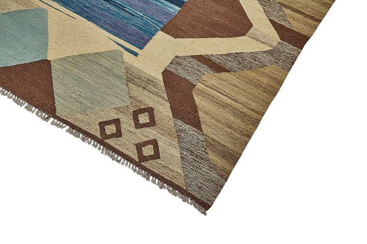 10x13 Contemporary Wool Kilim Rug - 51706