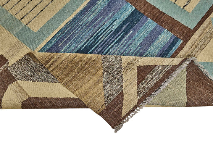 10x13 Contemporary Wool Kilim Rug - 51706