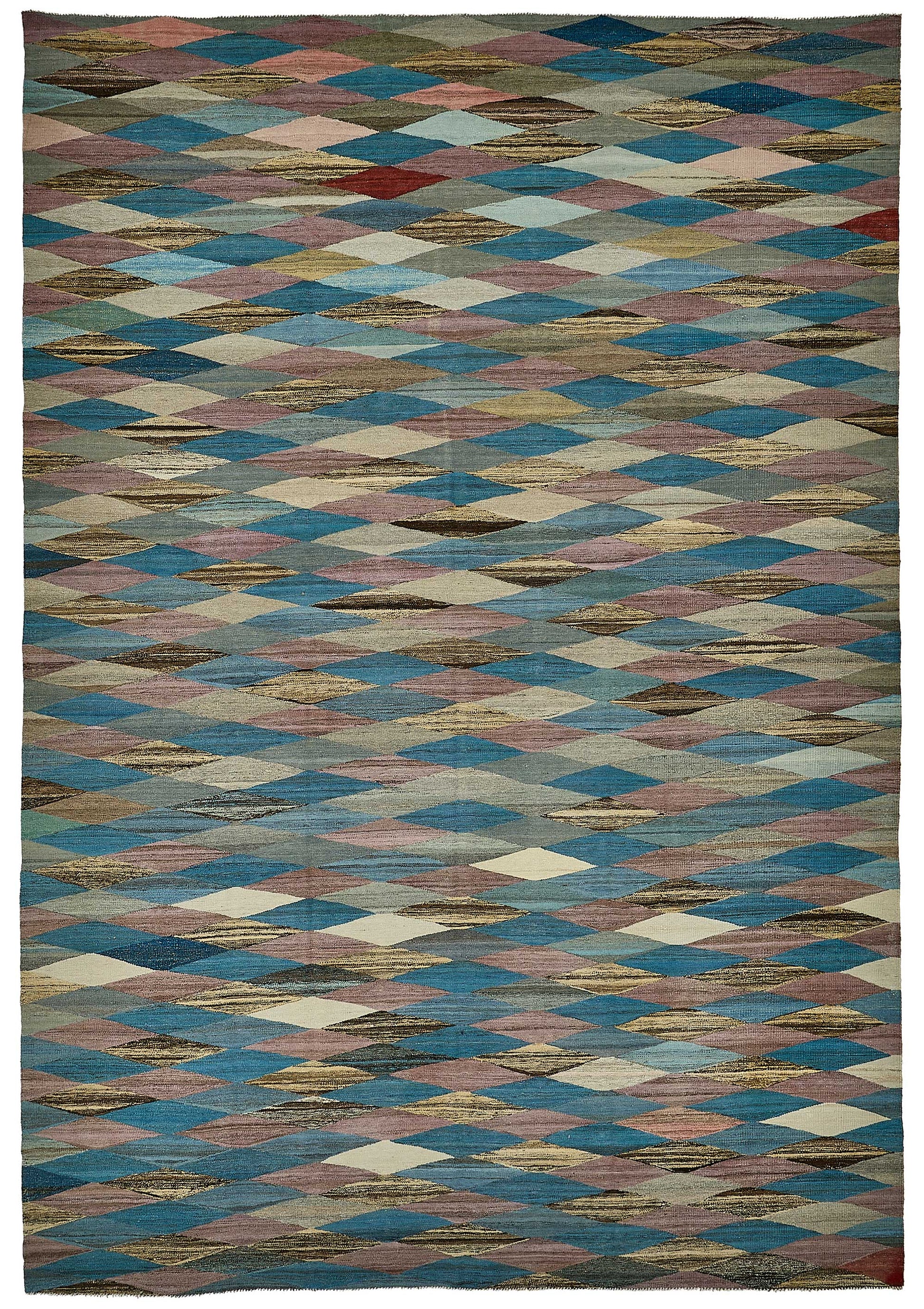 10x14 Contemporary Wool Kilim Rug - 51707