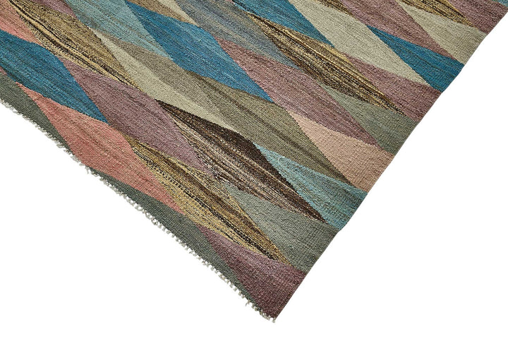 10x14 Contemporary Wool Kilim Rug - 51707