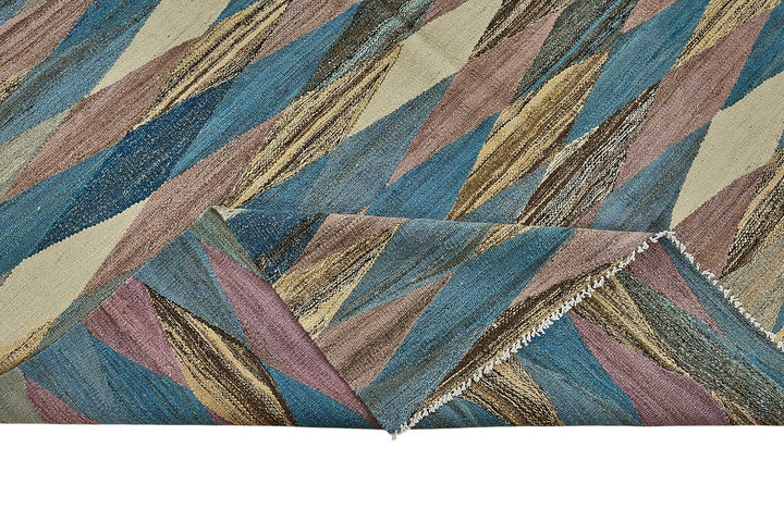 10x14 Contemporary Wool Kilim Rug - 51707