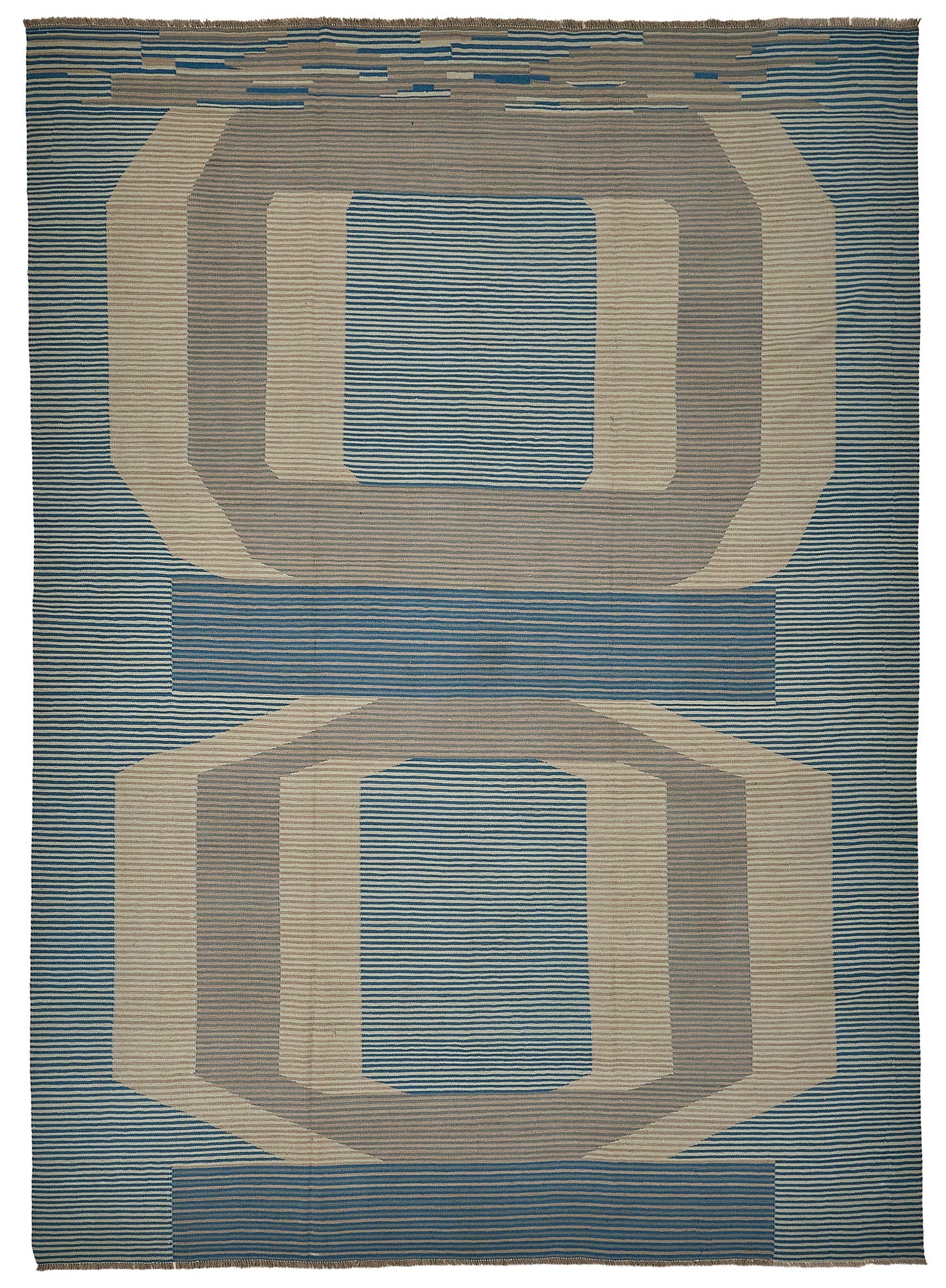 10x14 Contemporary Wool Kilim Rug - 51708