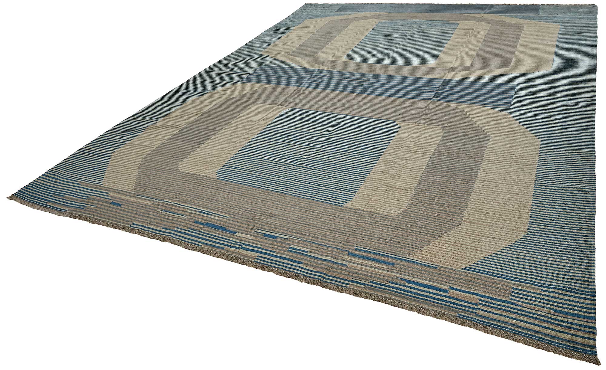 10x14 Contemporary Wool Kilim Rug - 51708