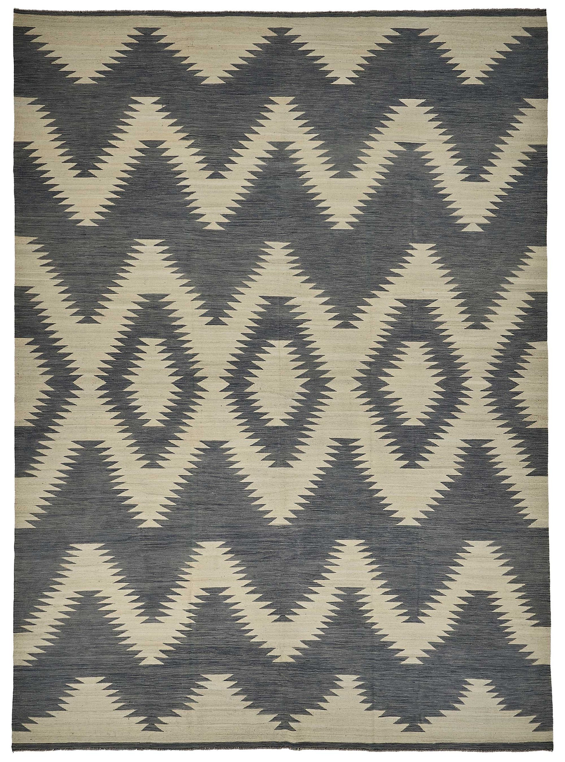 10x14 Contemporary Wool Kilim Rug - 51709
