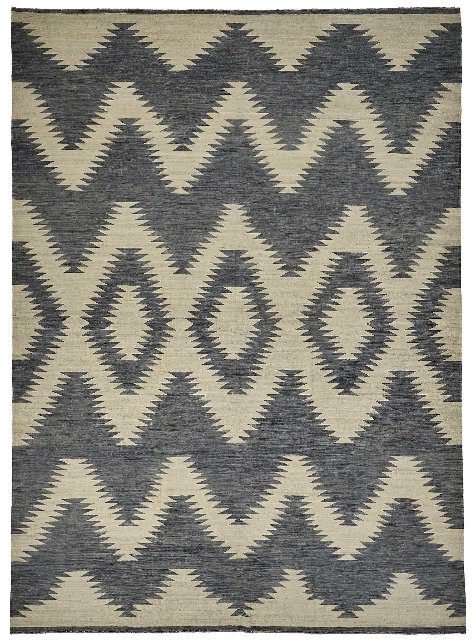 10x14 Contemporary Wool Kilim Rug - 51709
