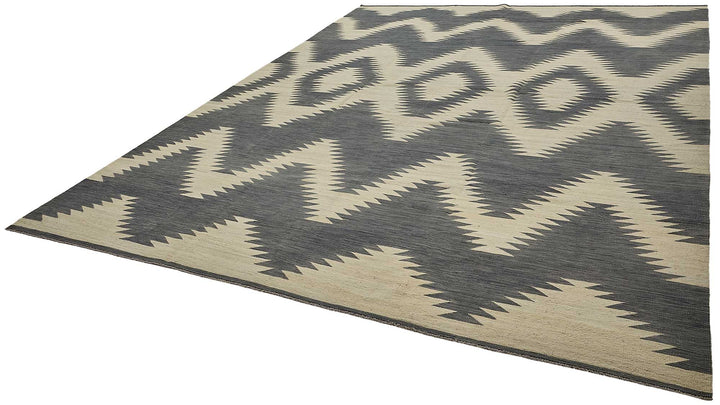 10x14 Contemporary Wool Kilim Rug - 51709