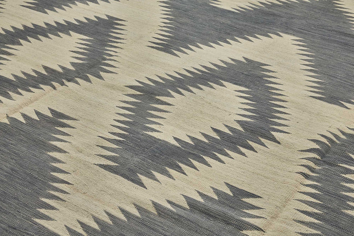 10x14 Contemporary Wool Kilim Rug - 51709