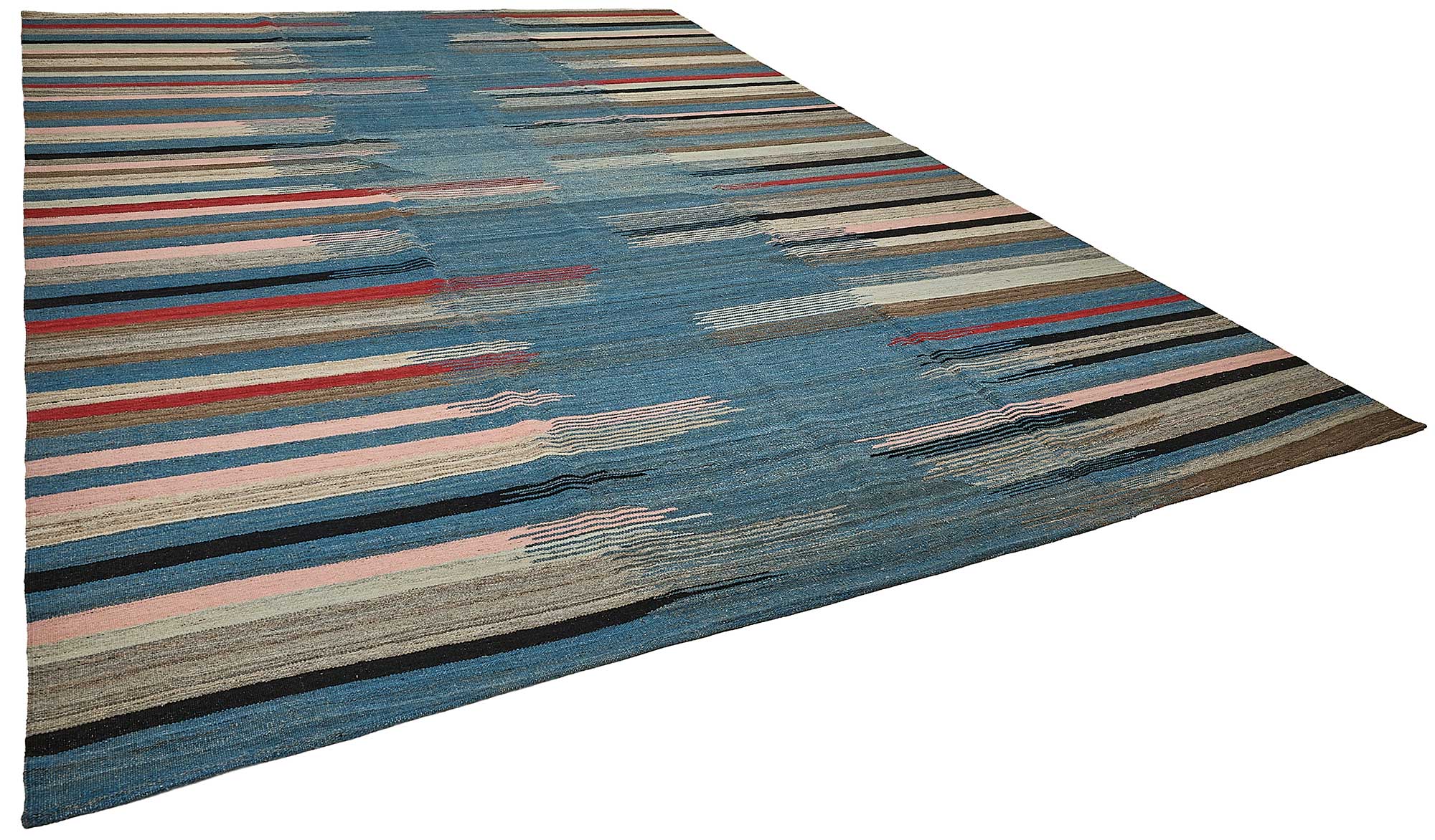 10x14 Contemporary Wool Kilim Rug - 51710