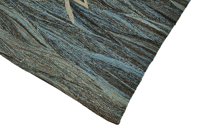 12x14 Contemporary Wool Kilim Rug - 51711