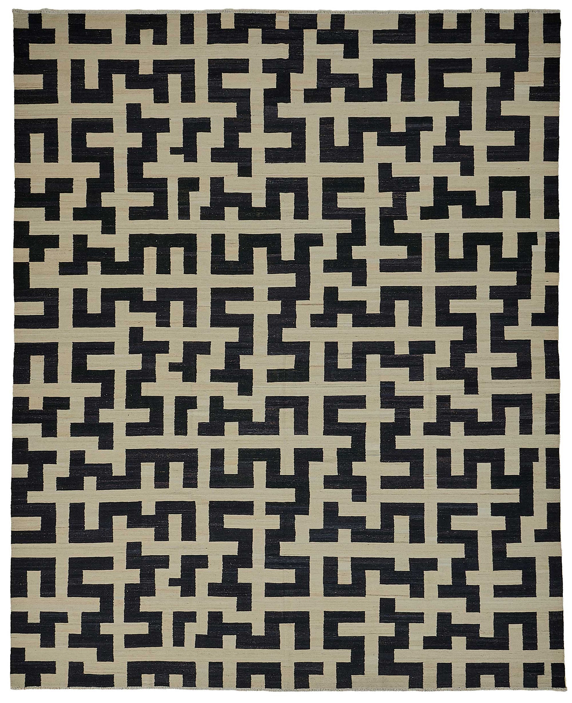 12x15 Contemporary Wool Kilim Rug - 51712