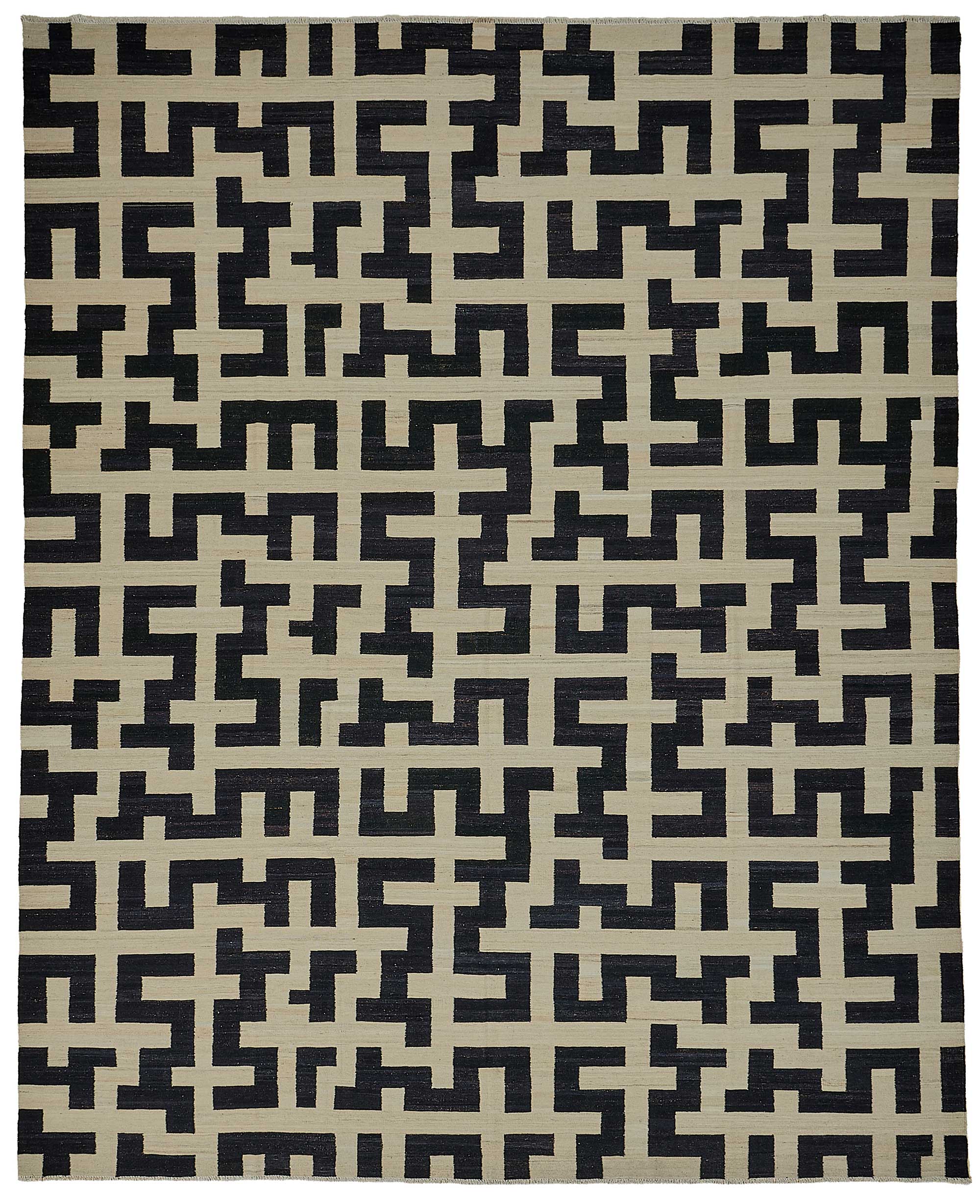 12x15 Contemporary Wool Kilim Rug - 51712