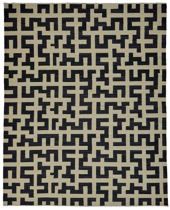 12x15 Contemporary Wool Kilim Rug - 51712