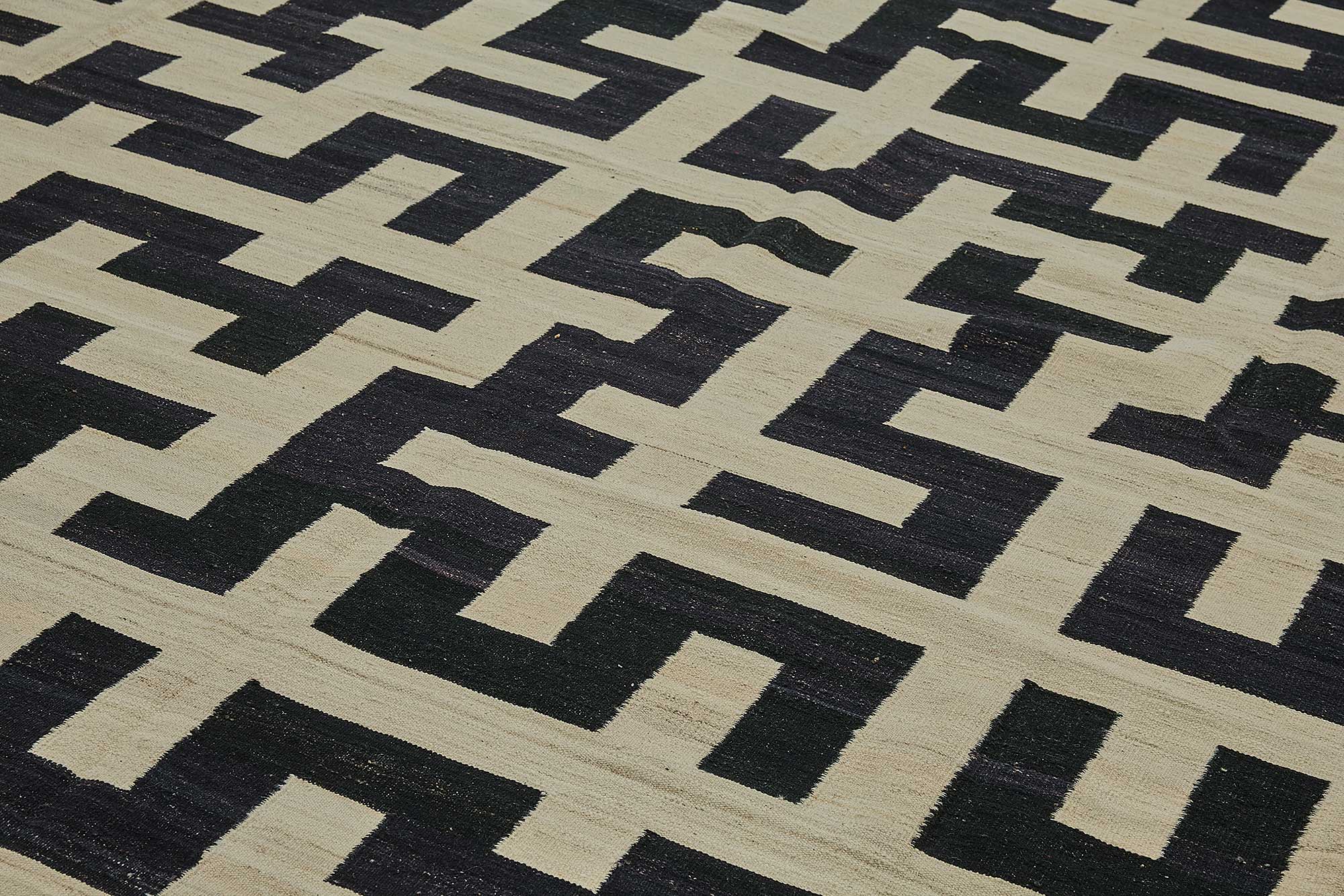 12x15 Contemporary Wool Kilim Rug - 51712
