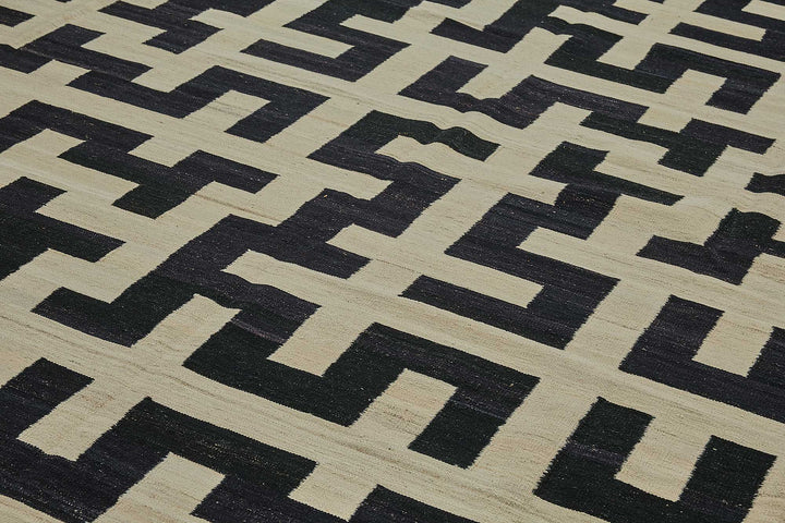 12x15 Contemporary Wool Kilim Rug - 51712