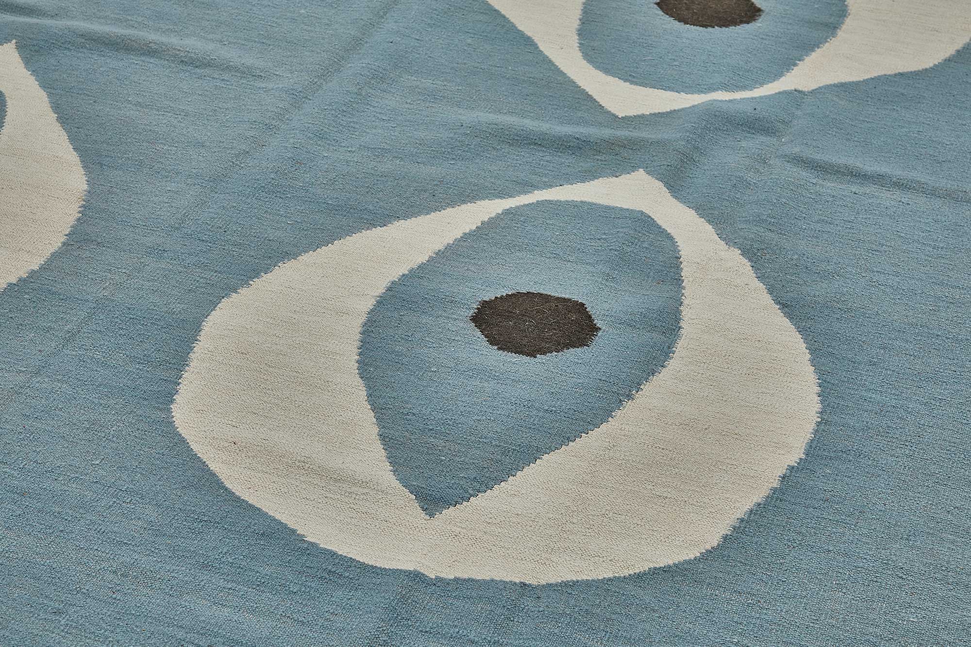12x15 Contemporary Wool Kilim Rug - 51713