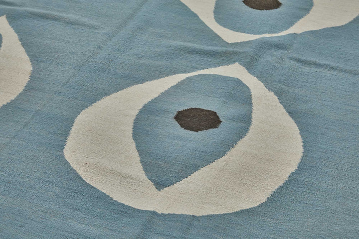 12x15 Contemporary Wool Kilim Rug - 51713