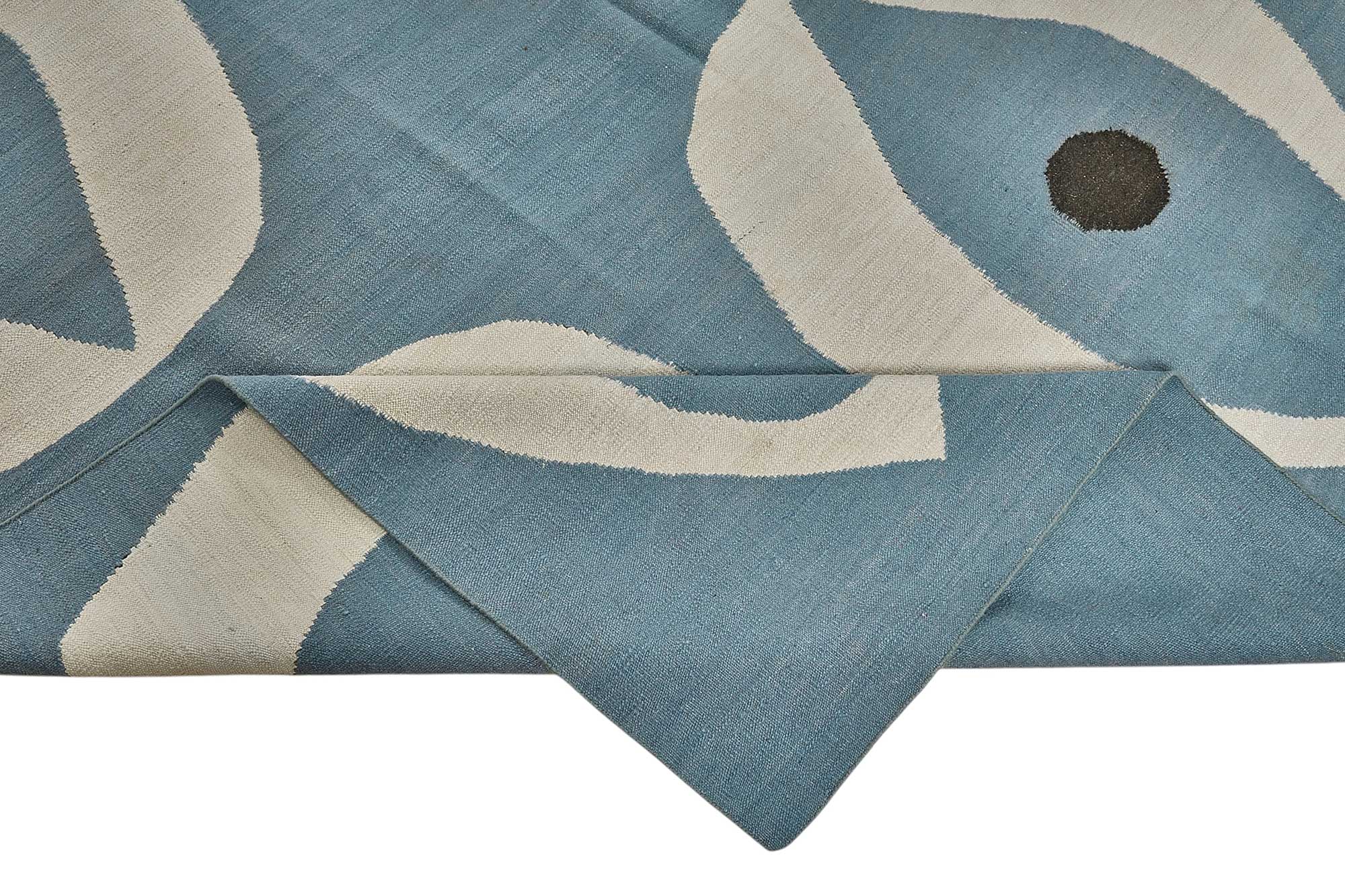 12x15 Contemporary Wool Kilim Rug - 51713