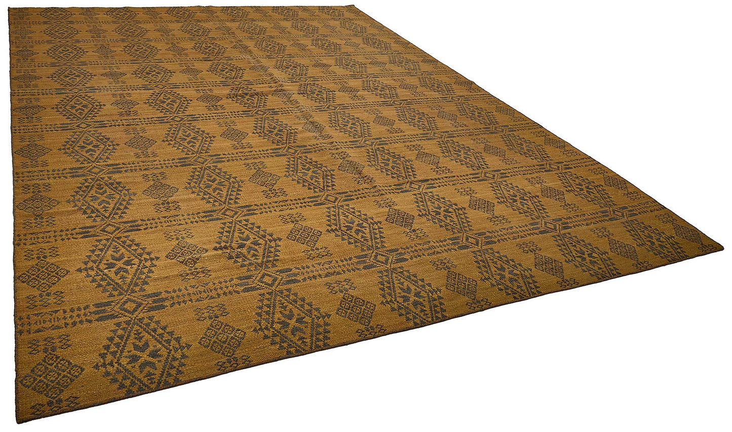 10x14 Contemporary Wool Kilim Rug - 51714