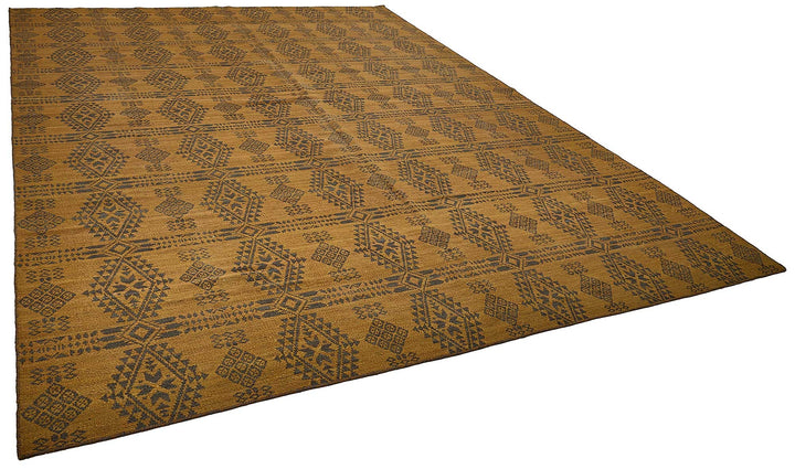 10x14 Contemporary Wool Kilim Rug - 51714