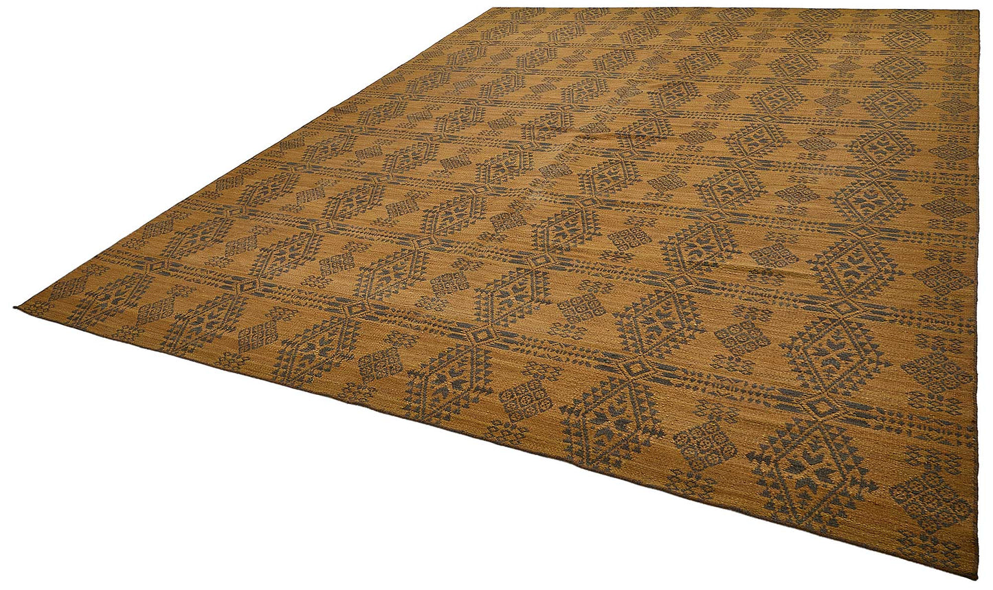 10x14 Contemporary Wool Kilim Rug - 51714