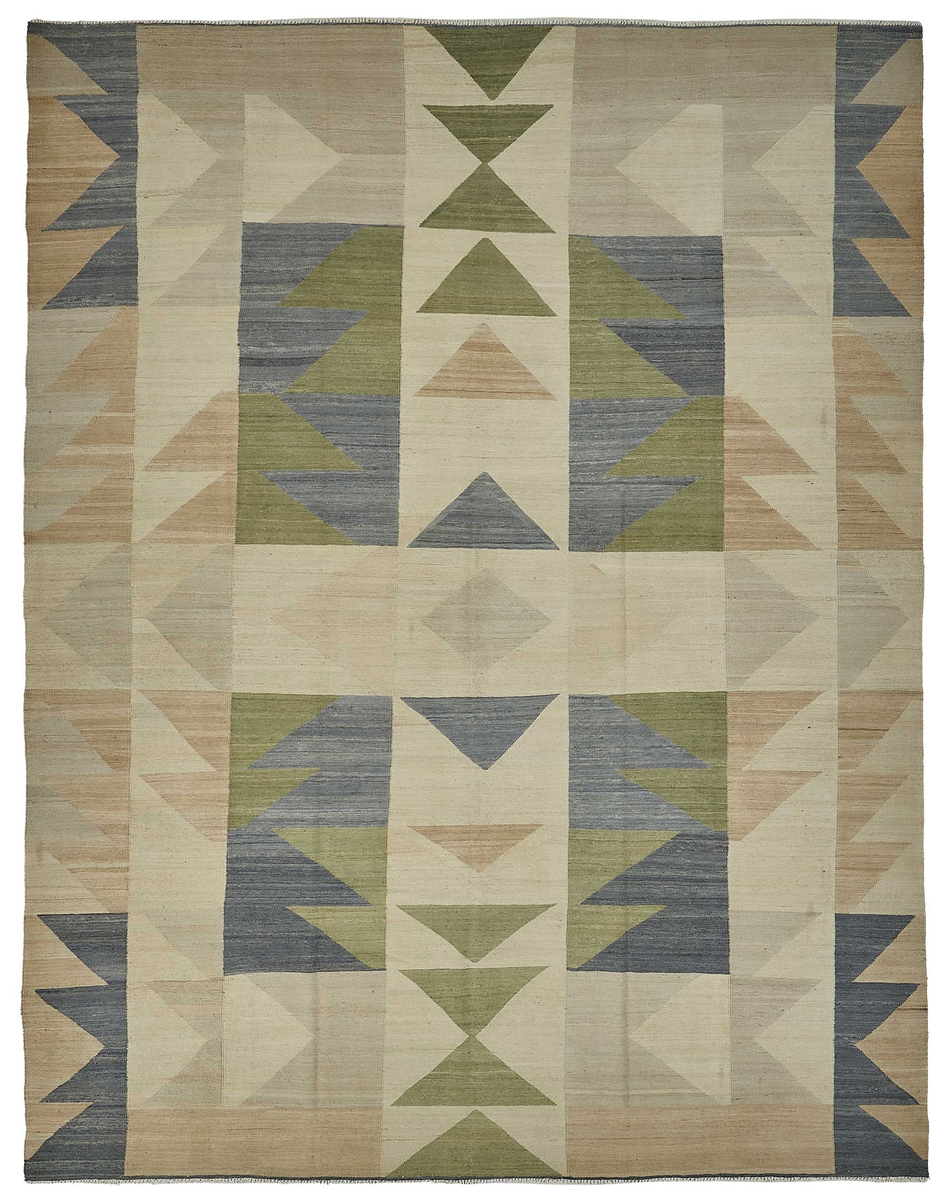 10x13 Contemporary Wool Kilim Rug - 51715