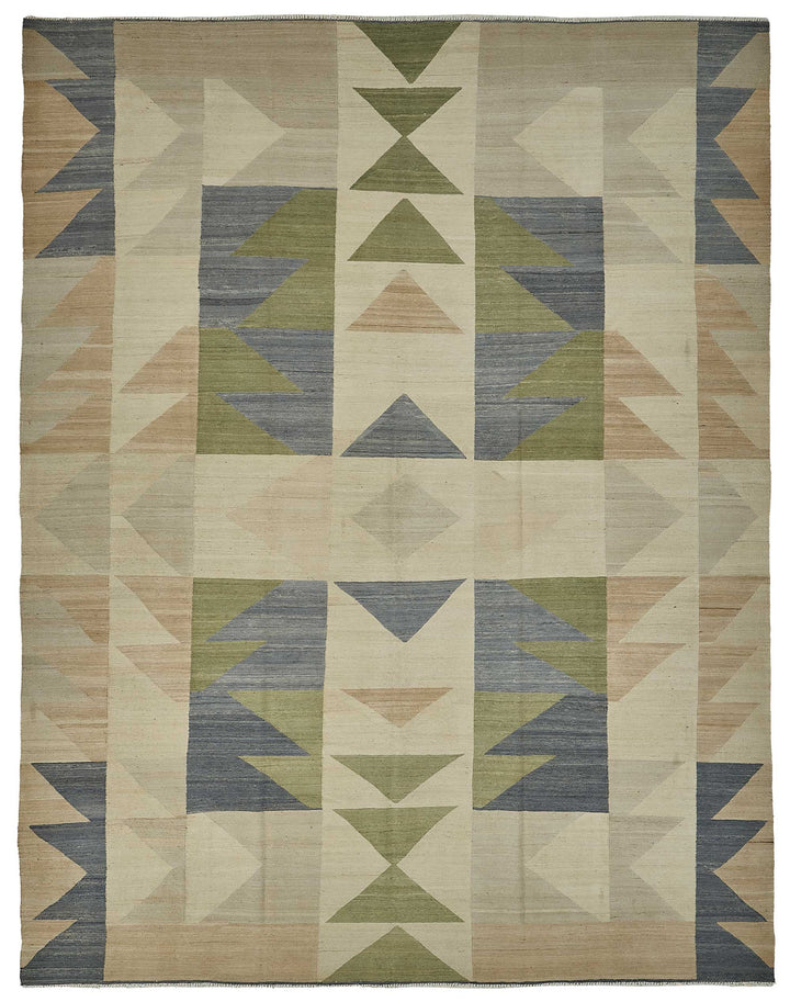 10x13 Contemporary Wool Kilim Rug - 51715