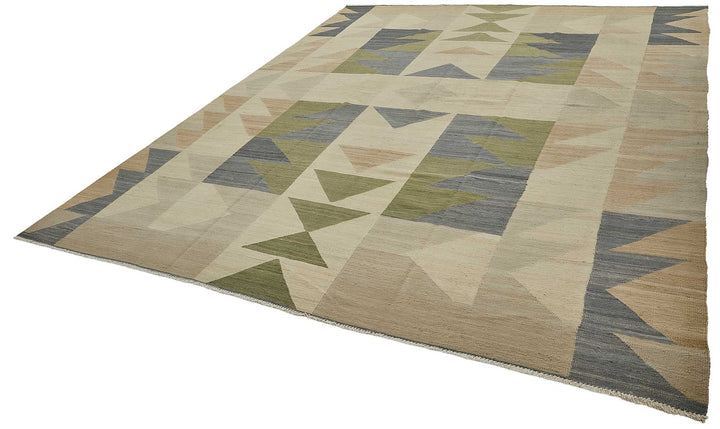 10x13 Contemporary Wool Kilim Rug - 51715