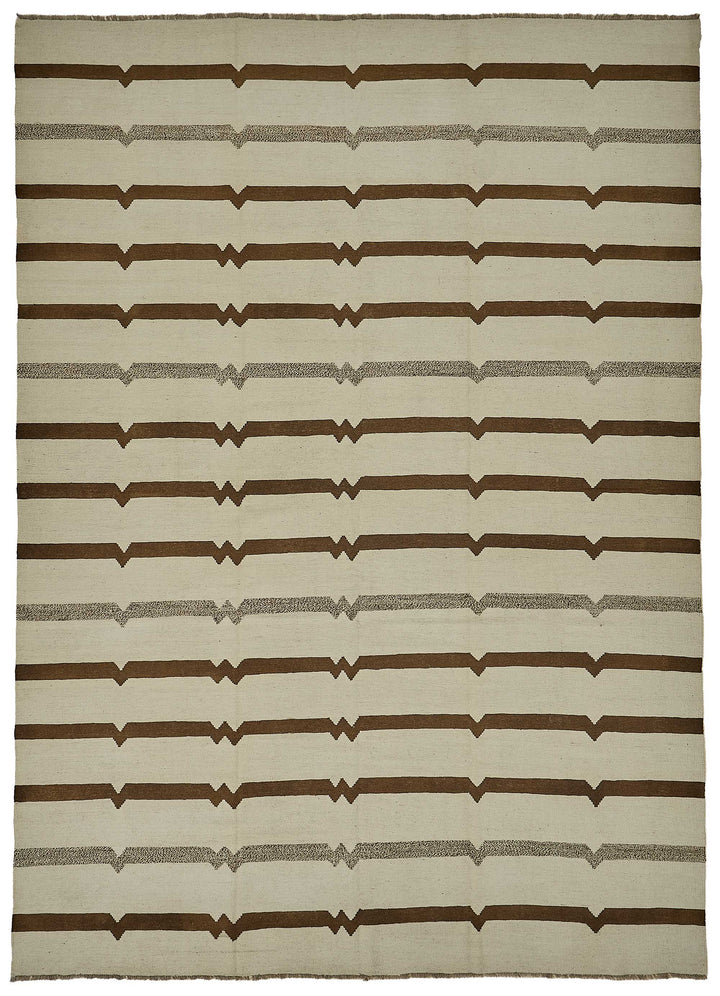 10x14 Contemporary Wool Kilim Rug - 51716